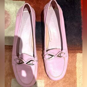 Franco Sarto Leather Kitten Heels